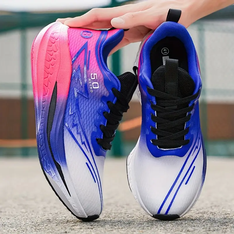 Men'S Fashion Sneakers, Solid Color, All-Season, Low Top, Casual Street Style, Fabric Upper & Lining,