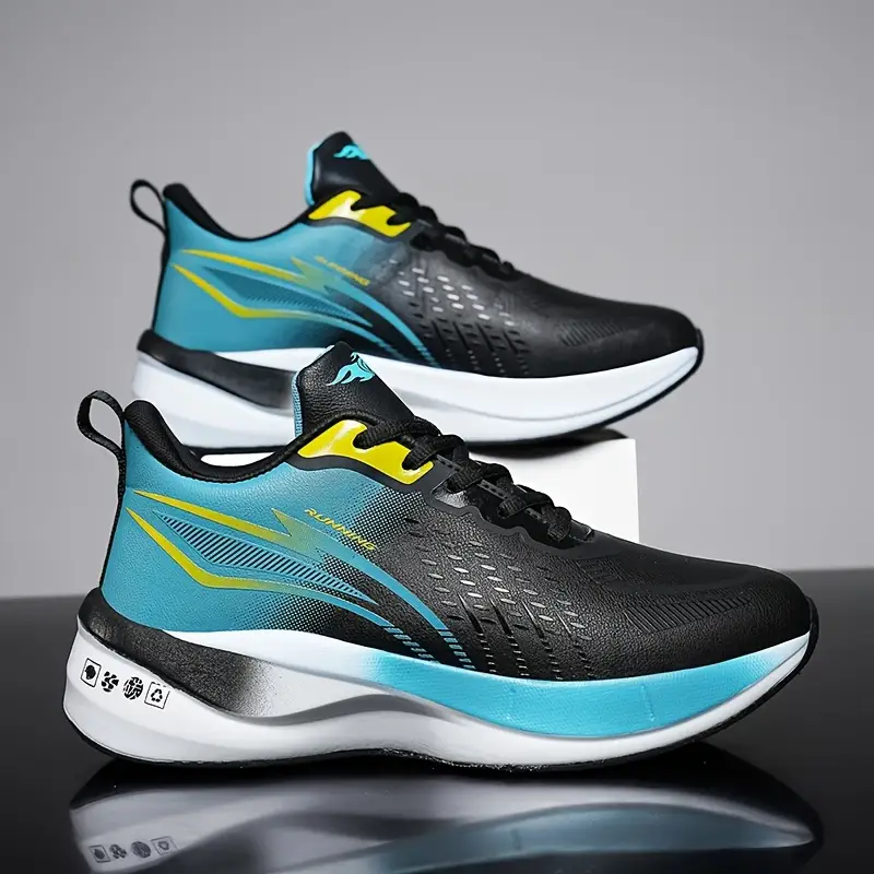 Men'S Fashion Sneakers, Solid Color, All-Season, Low Top, Casual Street Style, Fabric Upper & Lining,