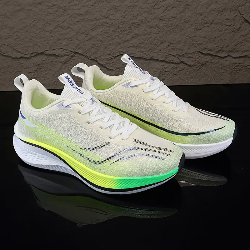 Men'S Fashion Sneakers, Solid Color, All-Season, Low Top, Casual Street Style, Fabric Upper & Lining,