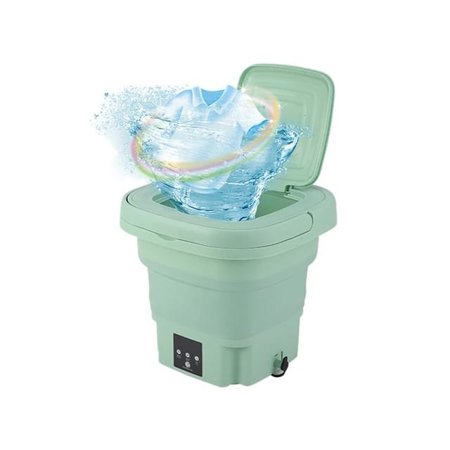 mini foldable portable dorm room washing machine car electric washing machine