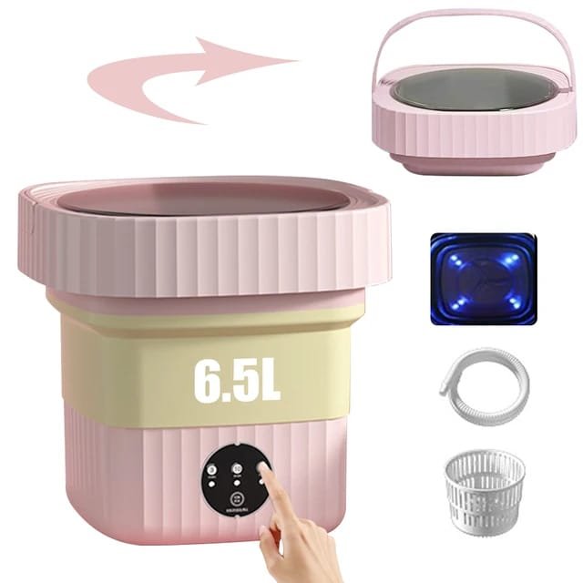 mini foldable portable dorm room washing machine car electric washing machine