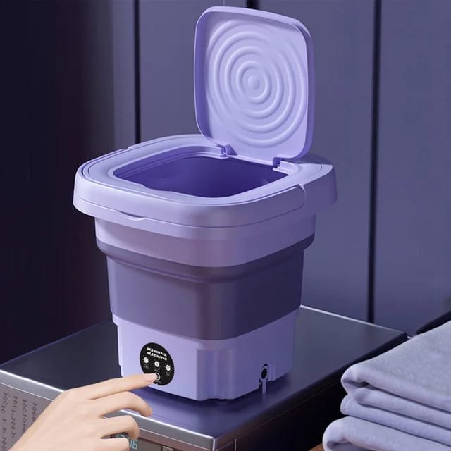 mini foldable portable dorm room washing machine car electric washing machine
