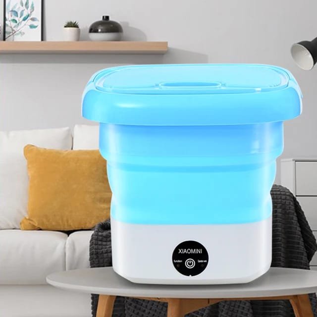 mini foldable portable dorm room washing machine car electric washing machine