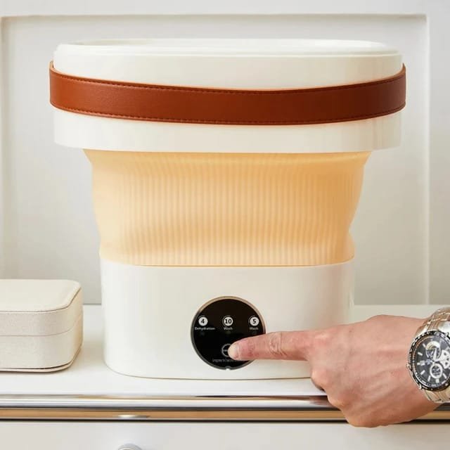 mini foldable portable dorm room washing machine car electric washing machine