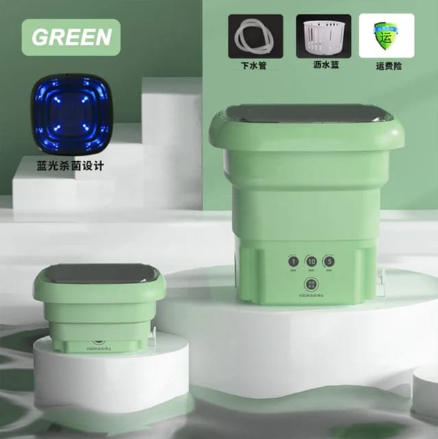 mini foldable portable dorm room washing machine car electric washing machine