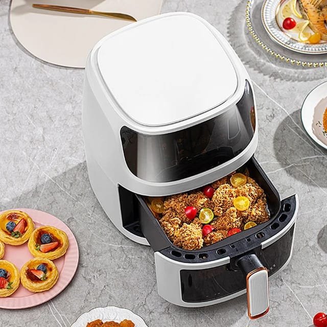 8L Smart Air Fryer 6 In 1 Black 1400w Healthy Oven Non-stick Multifunction Digital Touch Air Fryer