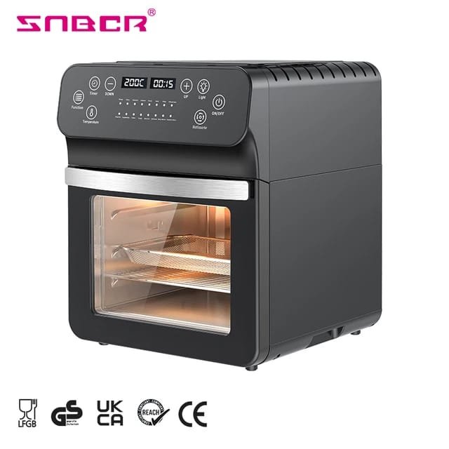 8L Smart Air Fryer 6 In 1 Black 1400w Healthy Oven Non-stick Multifunction Digital Touch Air Fryer