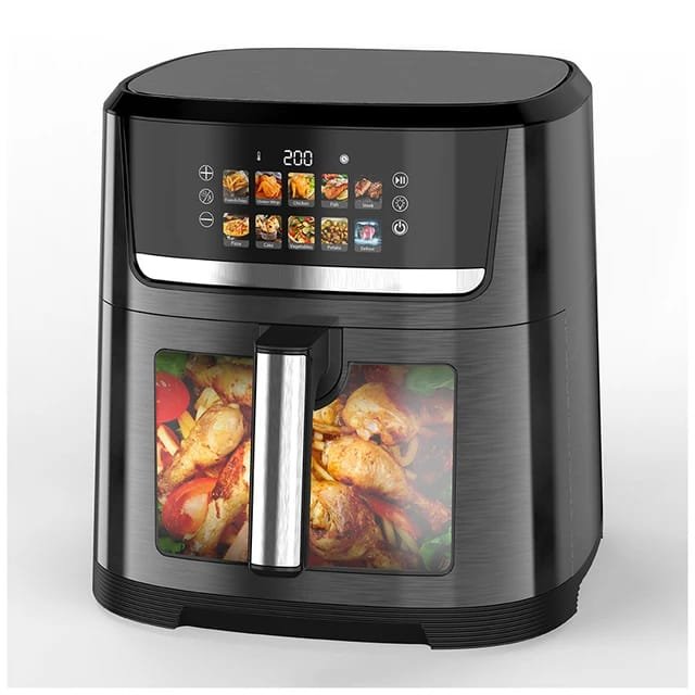 8L Smart Air Fryer 6 In 1 Black 1400w Healthy Oven Non-stick Multifunction Digital Touch Air Fryer