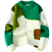 Men's Color-Block Knit Sweater - Soft and Warm for Autumn/Winter