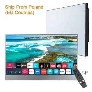 Android 43 inch flat screen smart bezel less tv
