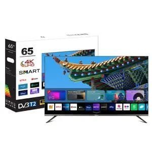 Android 43 inch flat screen smart bezel less tv