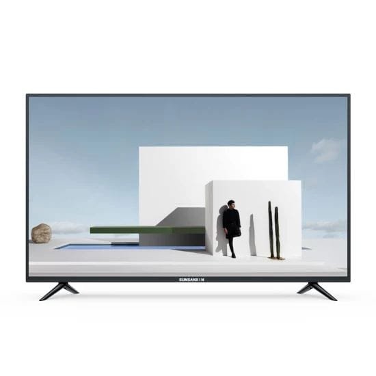 Android 43 inch flat screen smart bezel less tv