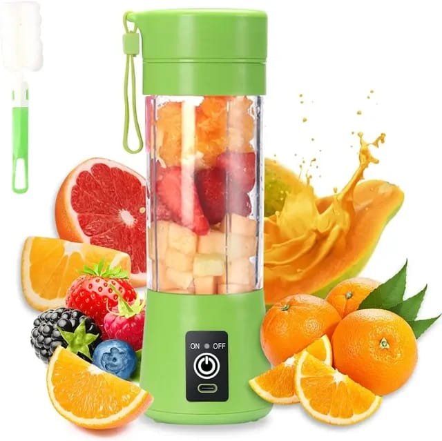 6 Blades Juicer Rechargeable Portable Electric USB Juicer