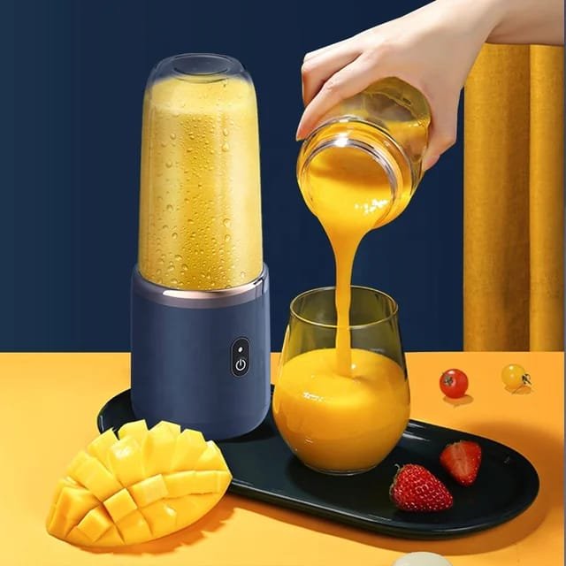 6 Blades Juicer Rechargeable Portable Electric USB Juicer