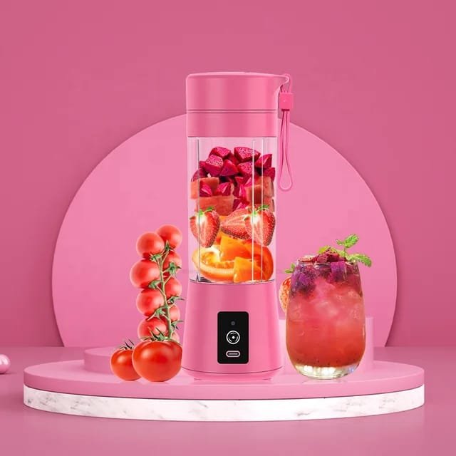 6 Blades Juicer Rechargeable Portable Electric USB Juicer