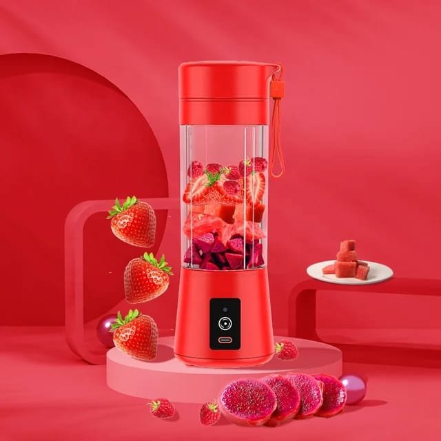 6 Blades Juicer Rechargeable Portable Electric USB Juicer