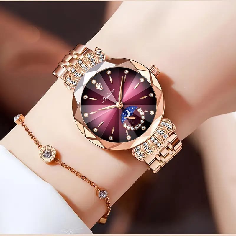 Elegant  Quartz 's Watch - Waterproof, Fashionable Korean Style