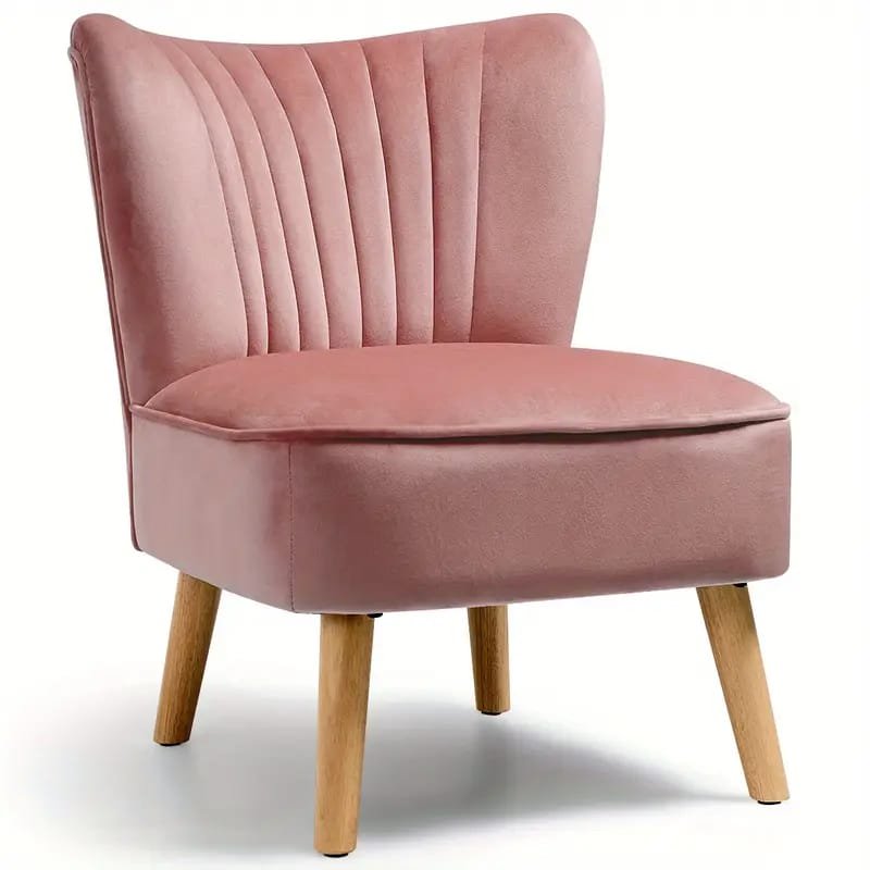 Tuchico Modern Accent Chair -  Veet Upholstery, No Assembly Required, for Living Room,