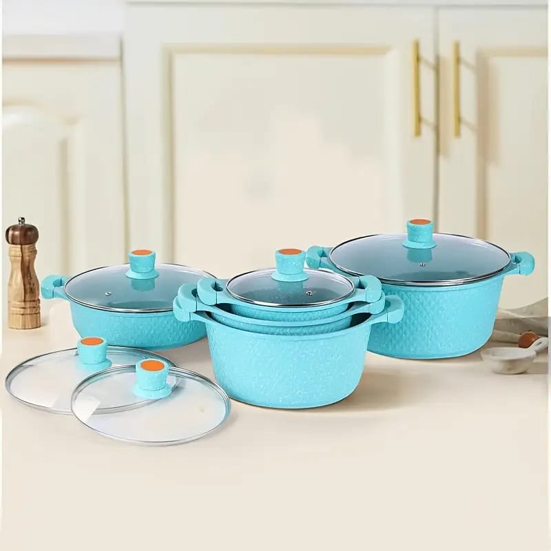 Stainless Steel Pot Set, – Perfect for Family Gatherings and Outdoorg Events. Ideal Gift Choice, Pots for Cooking, Cooking Pot Set, Cookin Pots, Outdoor Dining, Family Cooking,