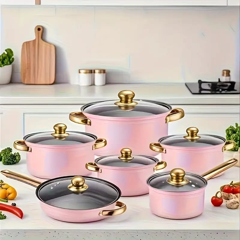 Stainless Steel Pot Set, – Perfect for Family Gatherings and Outdoorg Events. Ideal Gift Choice, Pots for Cooking, Cooking Pot Set, Cookin Pots, Outdoor Dining, Family Cooking,