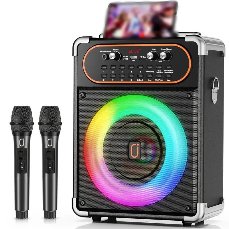 Sound Portable 8" Speaker with USB Power, Compact & Lightweight Design, Built- grille, for Home, Office, Parties, Presentations - Compatible with Smartphones, Tablets, Laptops, TVs, Portable Speaker