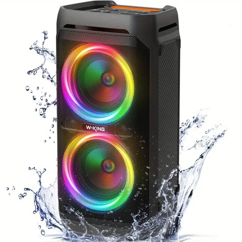 Sound Portable 8" Speaker with USB Power, Compact & Lightweight Design, Built- grille, for Home, Office, Parties, Presentations - Compatible with Smartphones, Tablets, Laptops, TVs, Portable Speaker