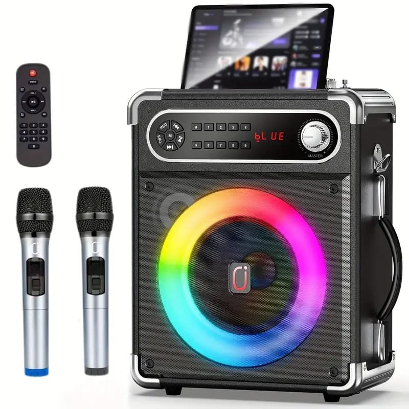 Sound Portable 8" Speaker with USB Power, Compact & Lightweight Design, Built- grille, for Home, Office, Parties, Presentations - Compatible with Smartphones, Tablets, Laptops, TVs, Portable Speaker