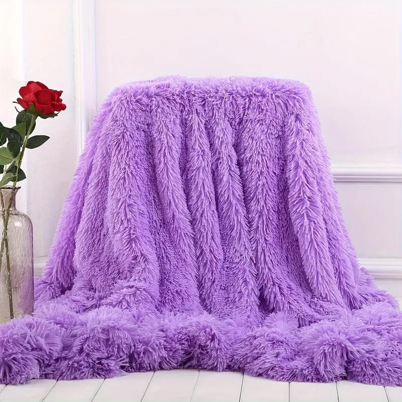 1pc Thickened Winter Striped Printed Taffeta Duvet Cover - Contemporary Style