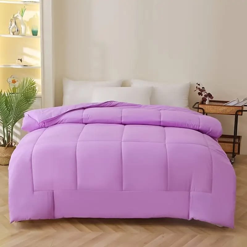 1pc Thickened Winter  Striped Printed Taffeta Duvet Cover - Contemporary Style