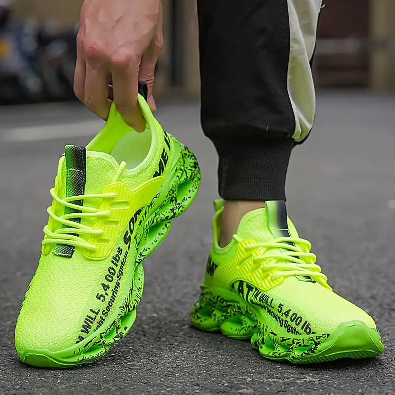 Men'S Fashion Sneakers, Solid Color, All-Season, Low Top, Casual Street Style, Fabric Upper & Lining,