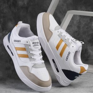 ASIAN BOSTON-02-BIG White Men's Sneakers