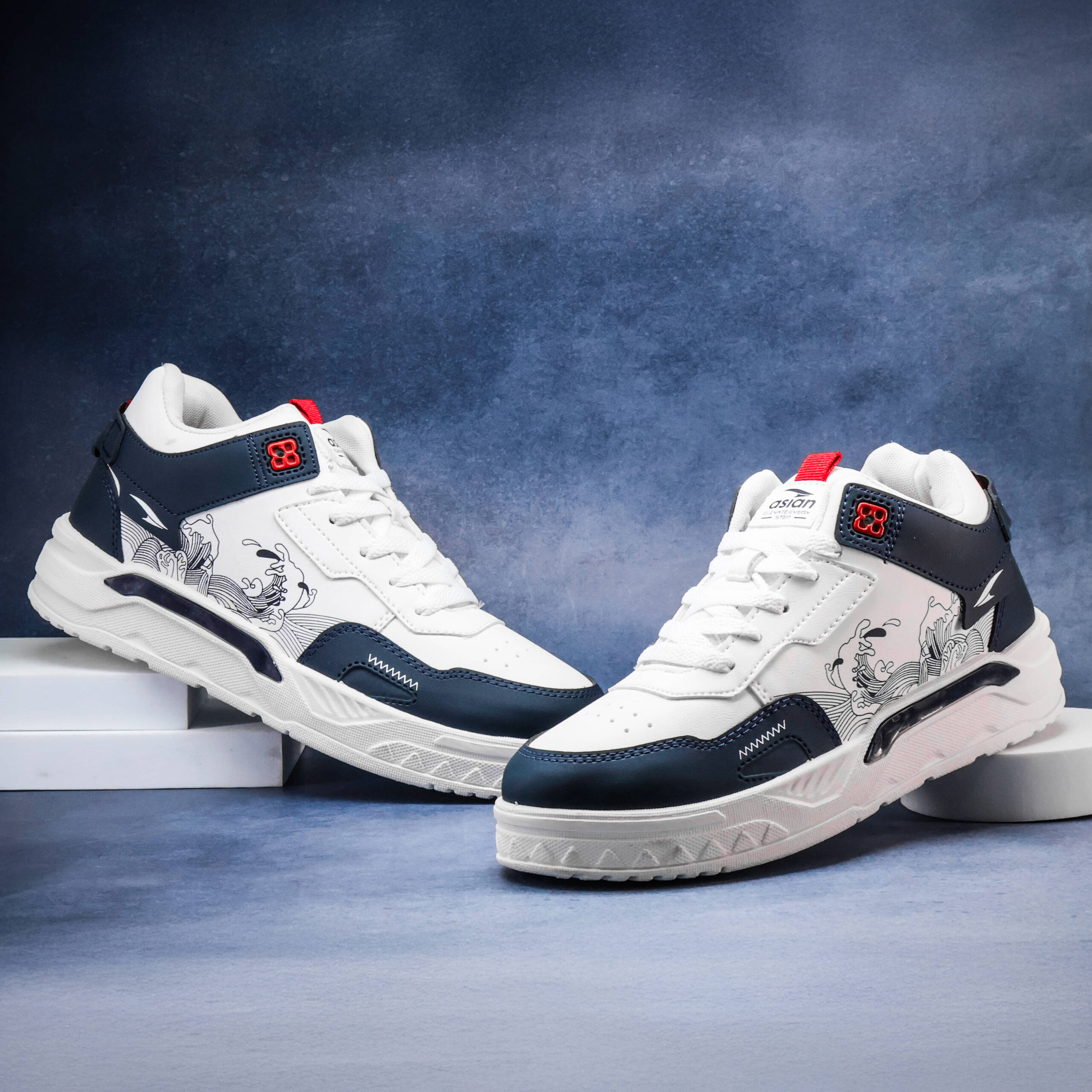 ASIAN NEXUS-11 White Men's Sneakers