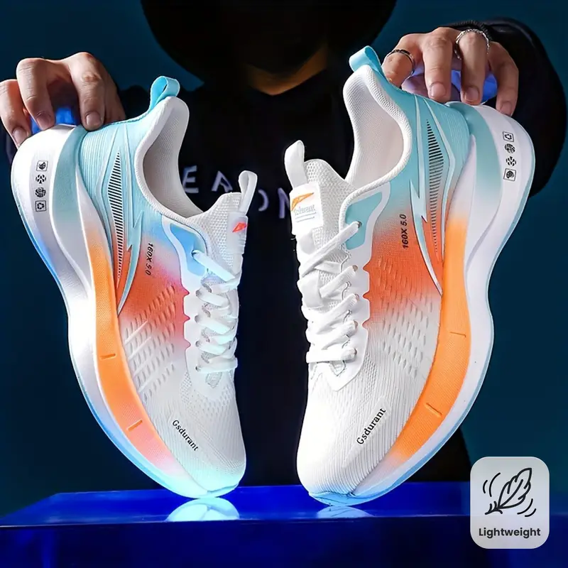 Men'S Fashion Sneakers, Solid Color, All-Season, Low Top, Casual Street Style, Fabric Upper & Lining,