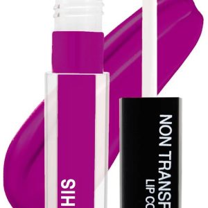 BLUSHIS Long-Lasting Non Transfer Purple Matte Lipstick