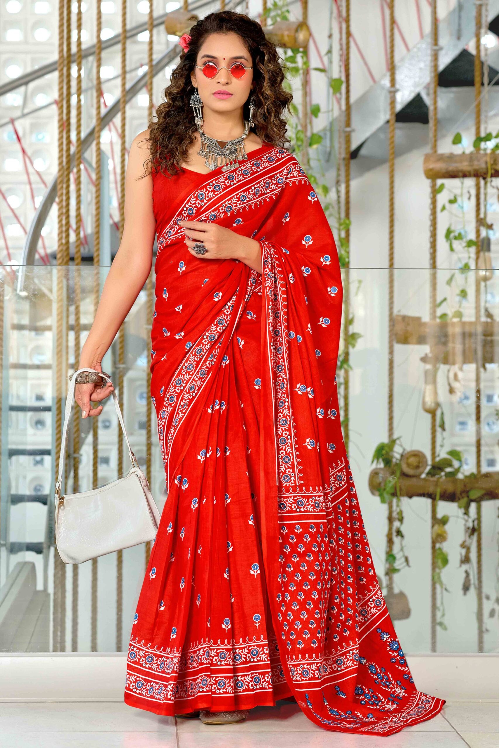 bold-red-soft-cotton-saree-with-delicate-floral-prints-scaled-1.jpg