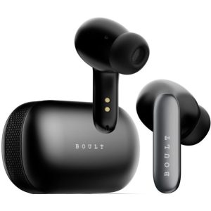 Boult Audio Y1 Pro Bluetooth True Wireless (TWS) In Ear 60 Hours Playback Low Latency IPX5(Splash & Sweat Proof) Black