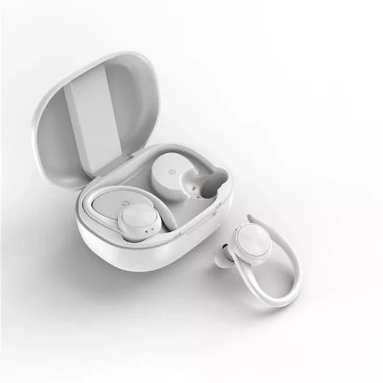 Tecsox TecPod Airbuds 16 Hr Bluetooth True Wireless Earbuds In Ear Bluetooth Headphone Powerfull Bass TWS White