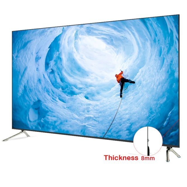 Newest Design Frameless 4K Smart TV 55 65 75 Inch Wide Screen Television LED LCD UHD Smart TV