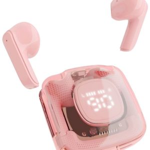 COREGENIX POWER-PRO Bluetooth True Wireless (TWS) In Ear 30 Hours Playback Low Latency IPX5(Splash & Sweat Proof) Pink