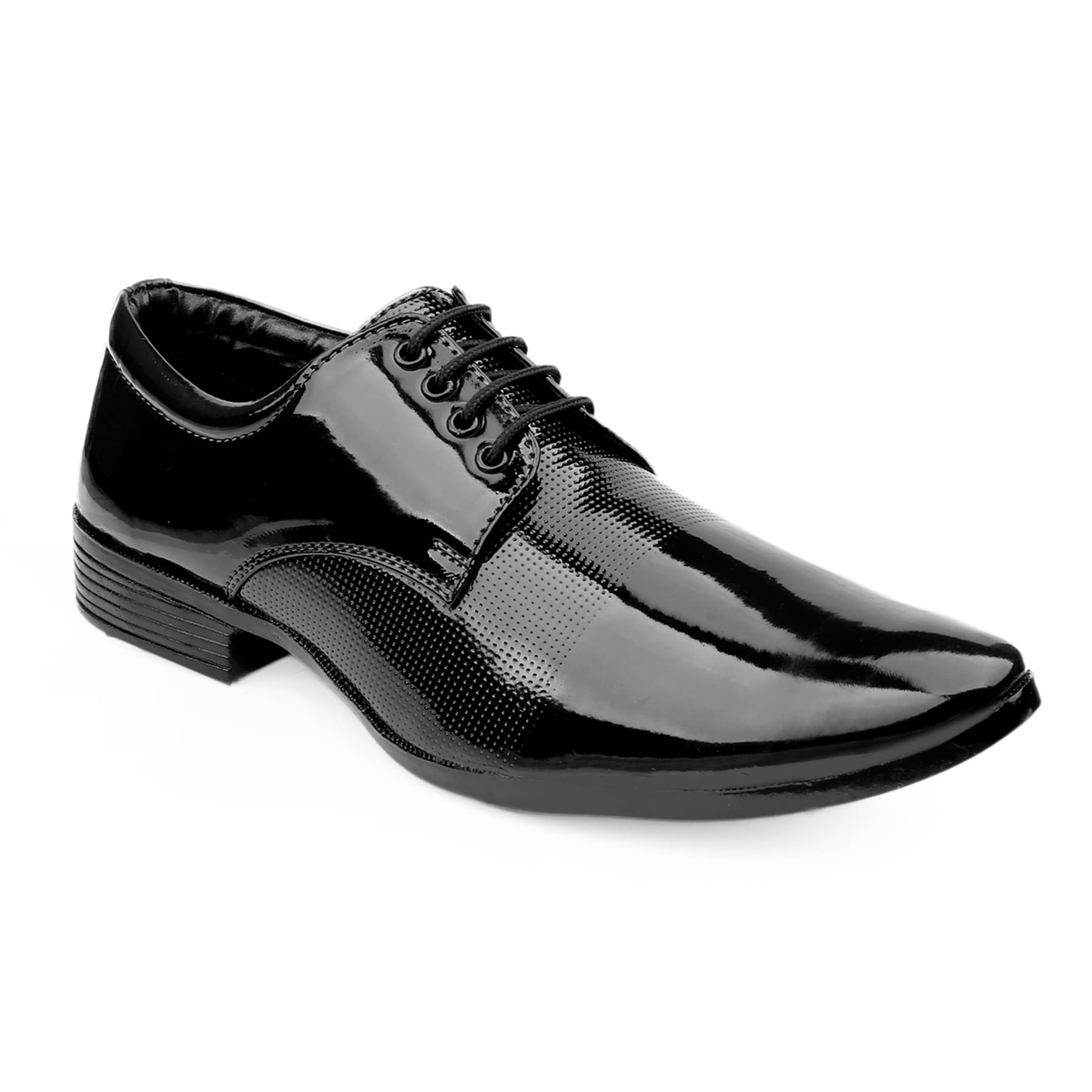 Cozy Wear Black Men's Derby Formal Shoes