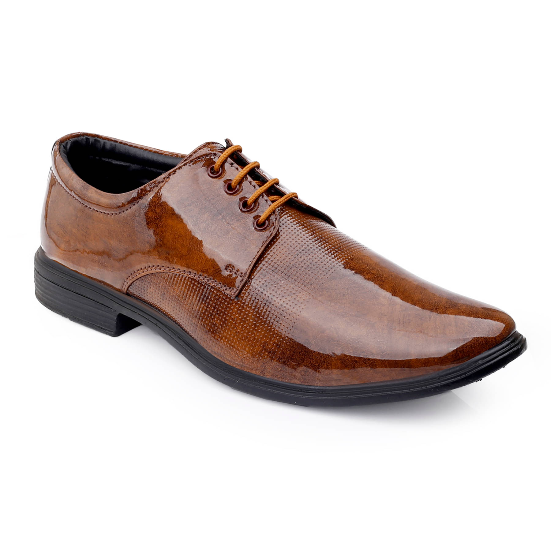 Cozy Wear Tan Men's Derby Formal Shoes
