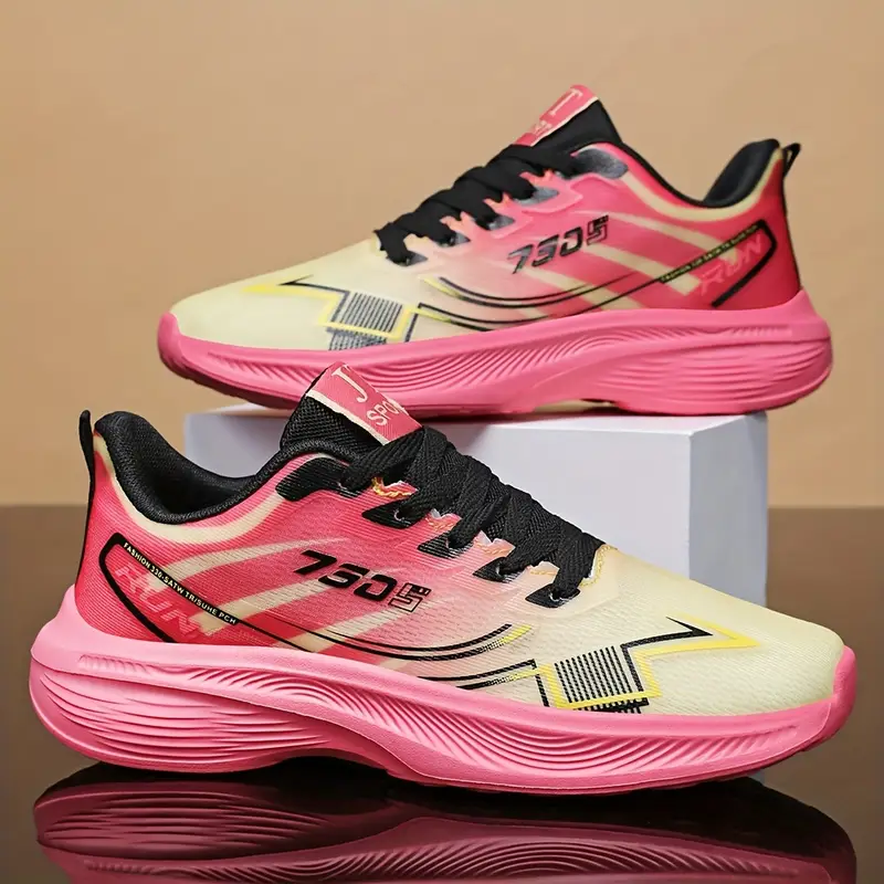 Men'S Fashion Sneakers, Solid Color, All-Season, Low Top, Casual Street Style, Fabric Upper & Lining,