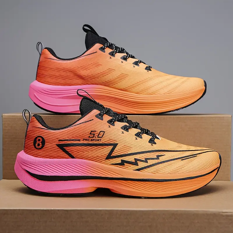 Men'S Fashion Sneakers, Solid Color, All-Season, Low Top, Casual Street Style, Fabric Upper & Lining,