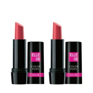 ELLE 18 Set Of 2 W51 Color Pops Silk Lipstick