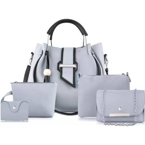 Fargo Light Grey Artificial Leather Handheld