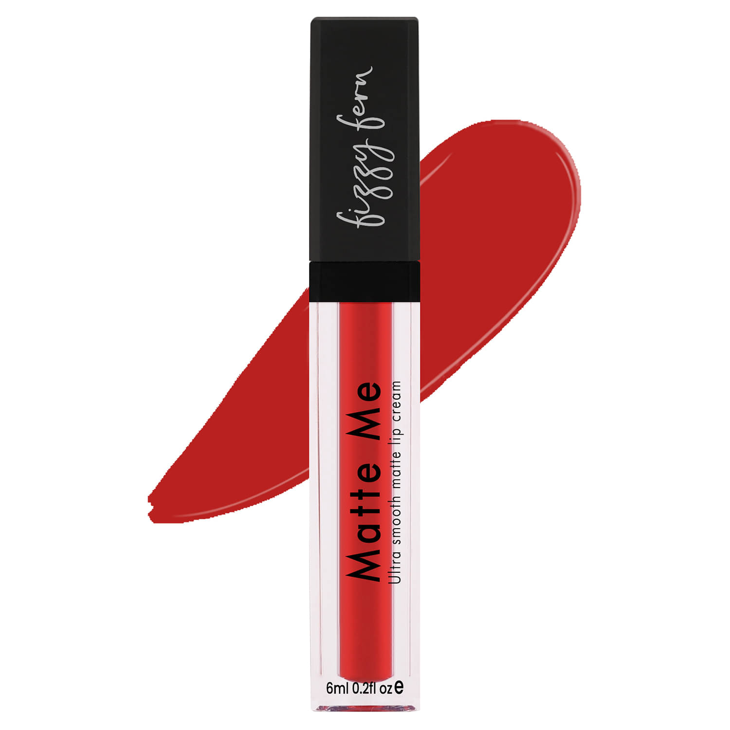 Fizzy Fern Long Lasting Matte Liquid Lipstick, Nourishing, Smudge Proof ,Ruby Rose, 6 ml (Pack of 1)