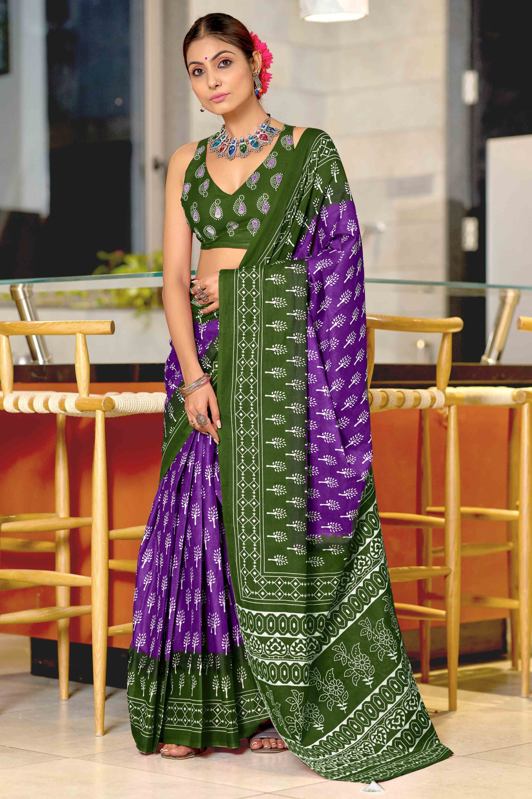 fresh-green-purple-soft-cotton-saree-with-all-over-floral-prints-scaled-1.jpg