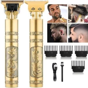 Gatih Hair Trimmer Gold Cordless Beard Trimmer With 120 minutes Runtime