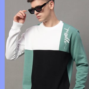 GET GOLF Cotton Blend Round Neck Men's Sweatshirt - White ( Pack of 1 )