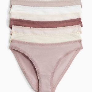 H&M Pack Of 7 Cotton Jersey Bikini Briefs